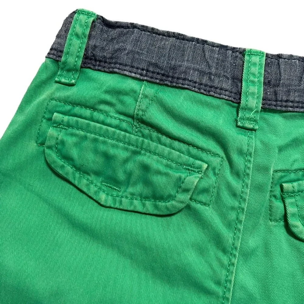 Baby Gap 5Y Green & Chambray Shorts